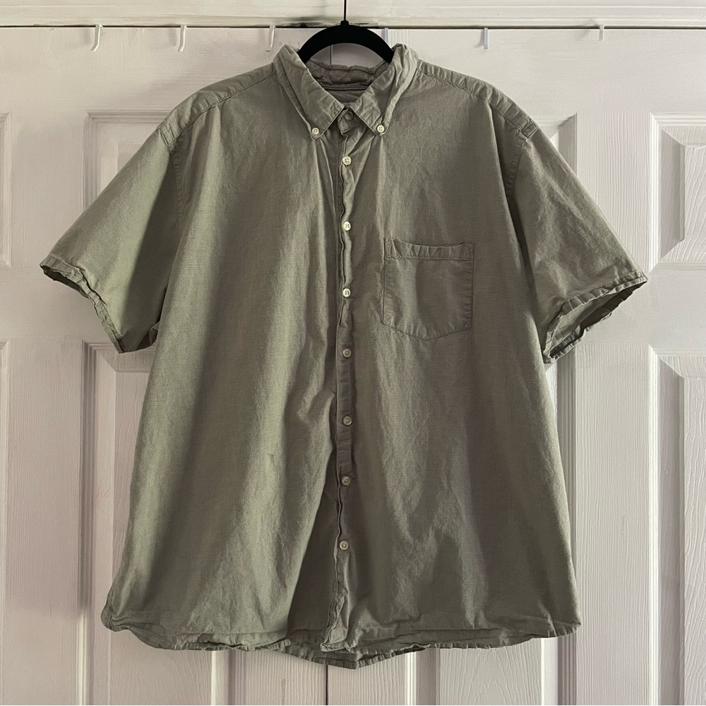 Old Navy Mens Shirt Sleeve Button Down Shirt (XXL)